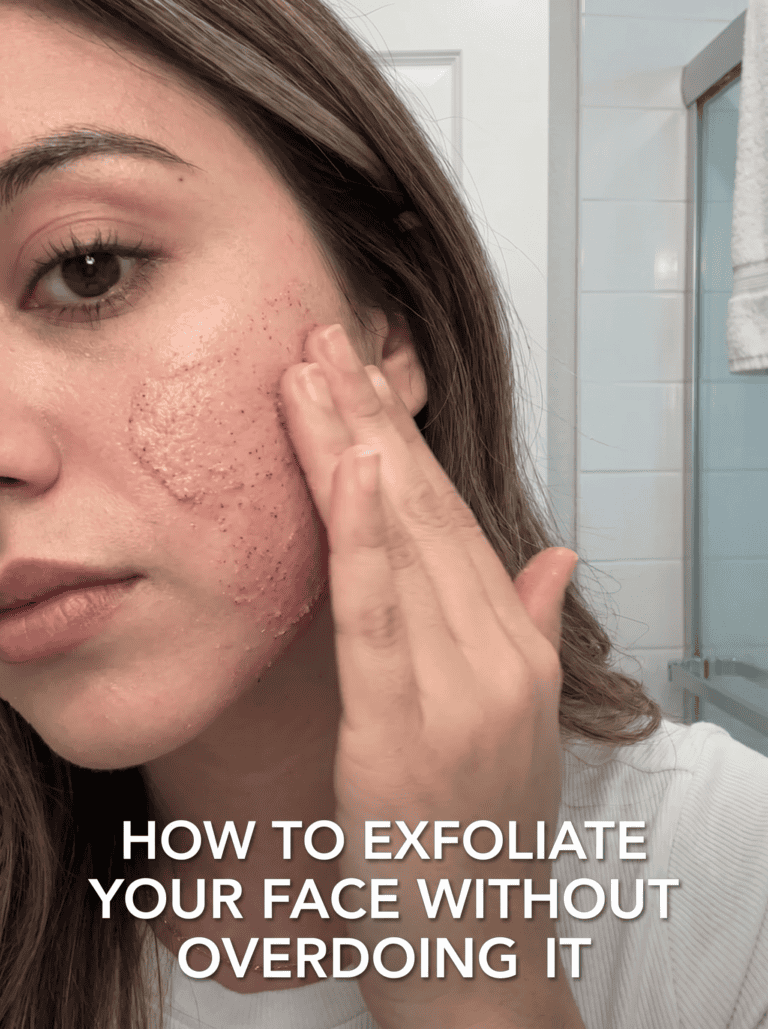 how to exfoliate your face without overdoing it- layers of beauty