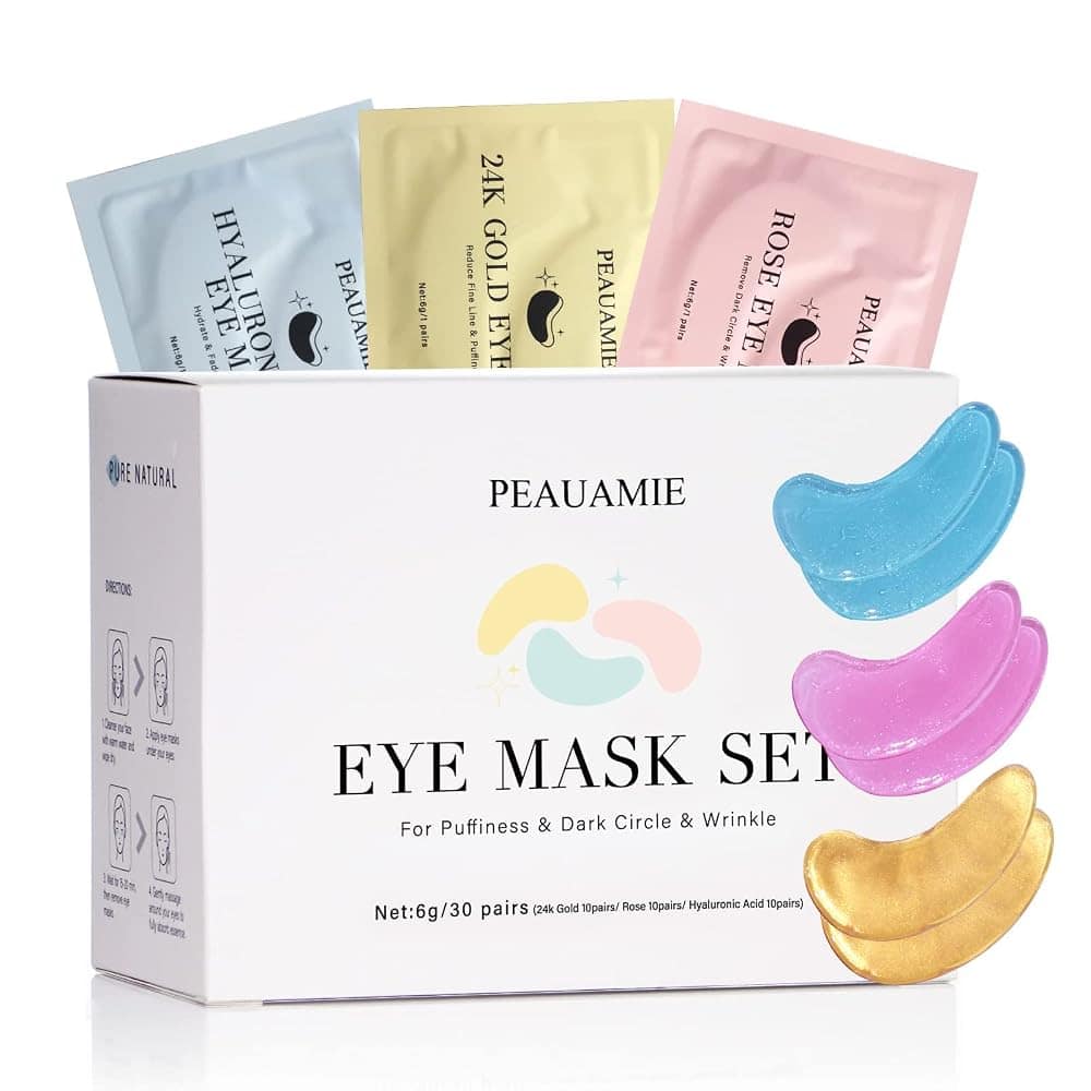 PEAUAMIE Gold + Hyaluronic Acid Eye Patches