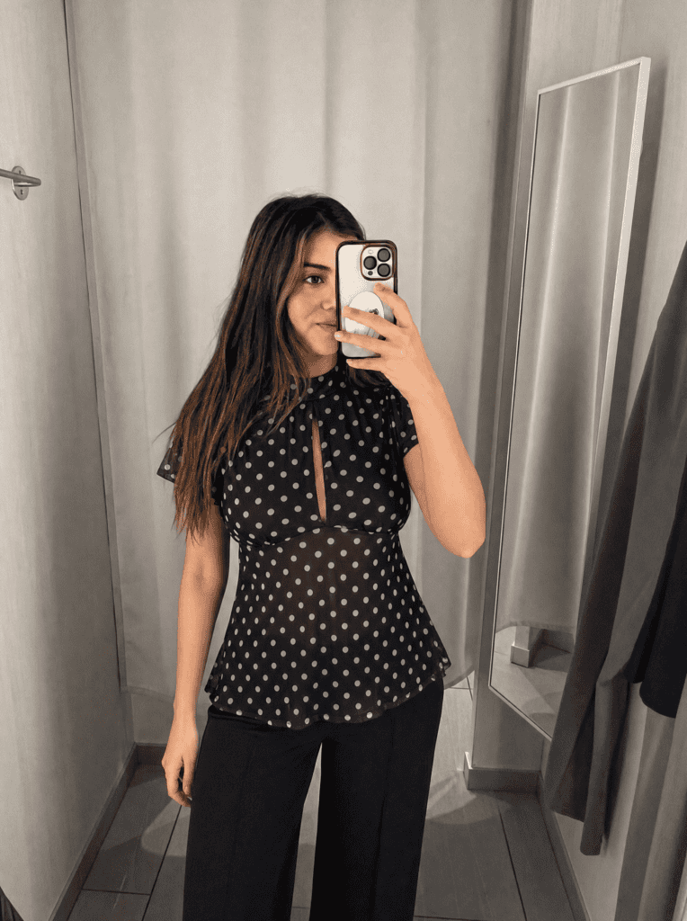 asos polka dot top for best sezane dupes review