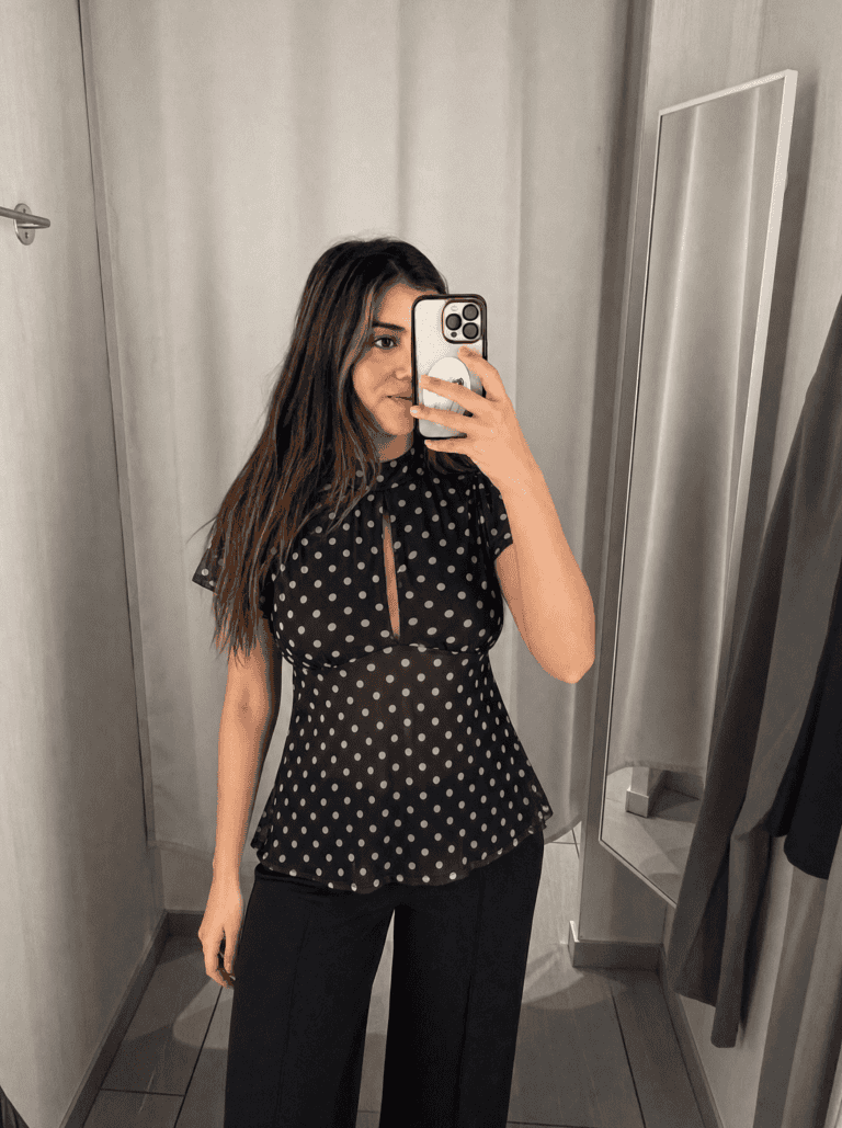 asos polka dot top for best sezane dupes review