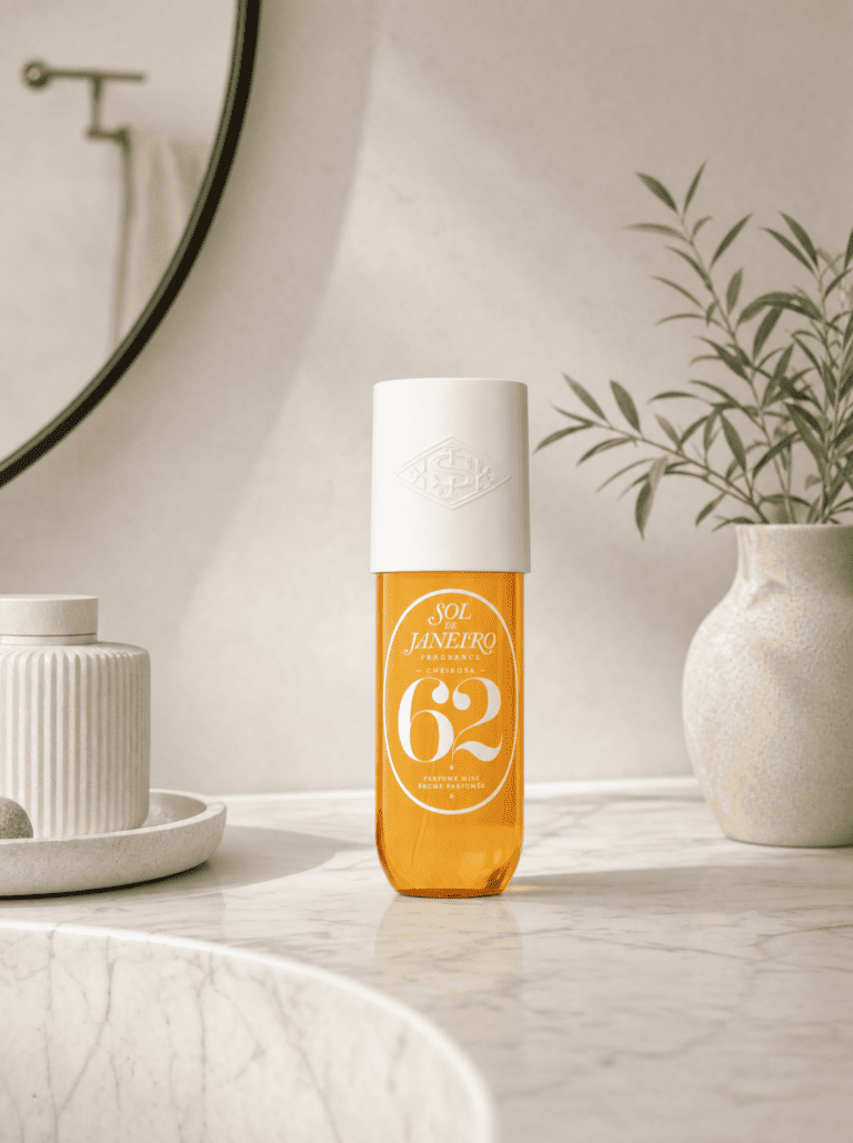 showing sol de janeiro 62 as a body mist that smells expensive for layers of beauty review