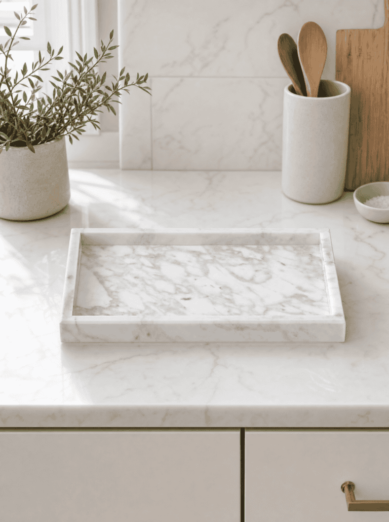 aesthetic marble tray